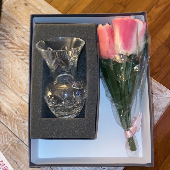 Waterford Crystal Accents Vintage Waterford Crystal Tulip Vase